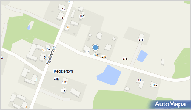 Kędzierzyn, Kędzierzyn, 17a, mapa Kędzierzyn