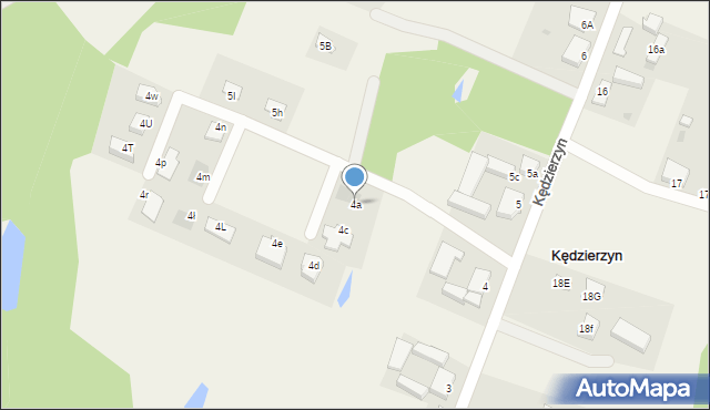 Kędzierzyn, Kędzierzyn, 4a, mapa Kędzierzyn