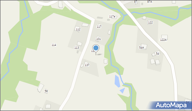Kędzierzynka, Kędzierzynka, 116, mapa Kędzierzynka