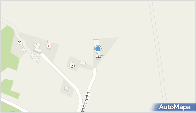 Kędzierzynka, Kędzierzynka, 132, mapa Kędzierzynka