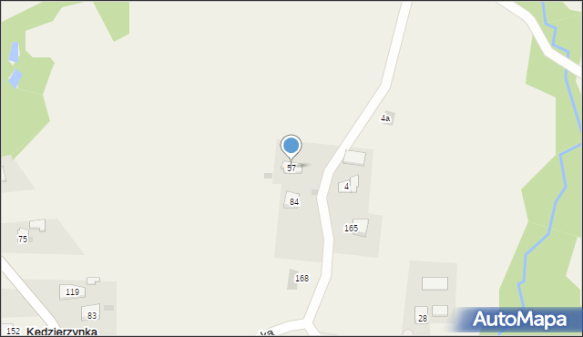 Kędzierzynka, Kędzierzynka, 57, mapa Kędzierzynka