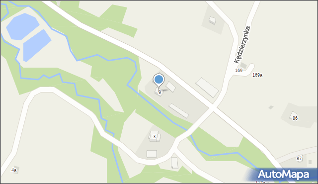 Kędzierzynka, Kędzierzynka, 9, mapa Kędzierzynka