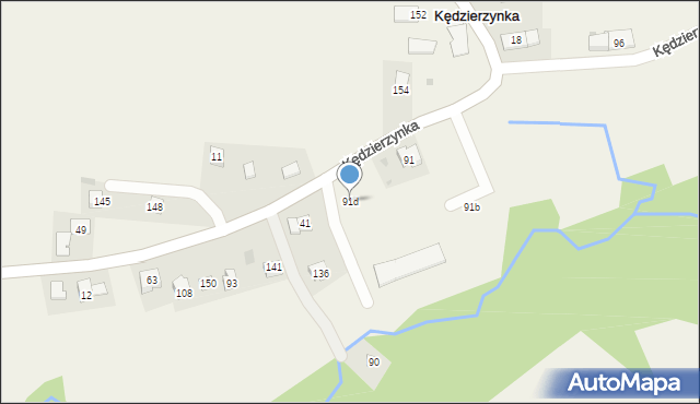 Kędzierzynka, Kędzierzynka, 91d, mapa Kędzierzynka