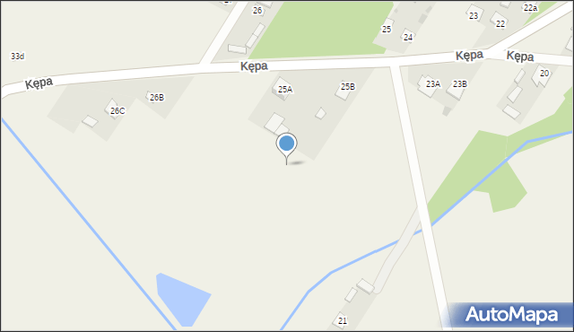 Kępa, Kępa, 25d, mapa Kępa