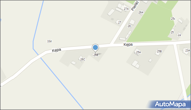 Kępa, Kępa, 26B, mapa Kępa