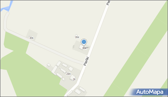 Kępa, Kępa, 30A, mapa Kępa