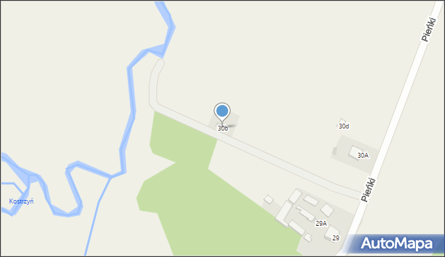 Kępa, Kępa, 30b, mapa Kępa