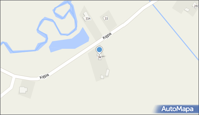 Kępa, Kępa, 34, mapa Kępa