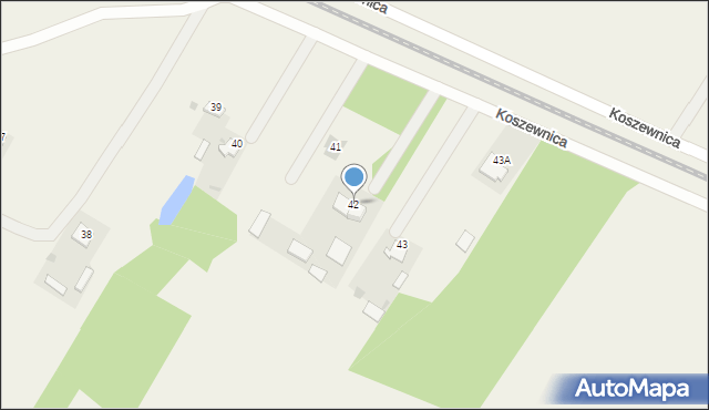 Kępa, Kępa, 42, mapa Kępa