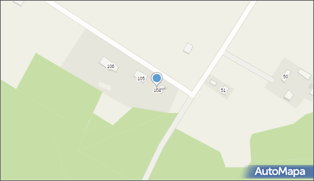 Kępa, Kępa, 104, mapa Kępa