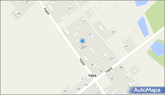 Kępa, Kępa, 22A, mapa Kępa