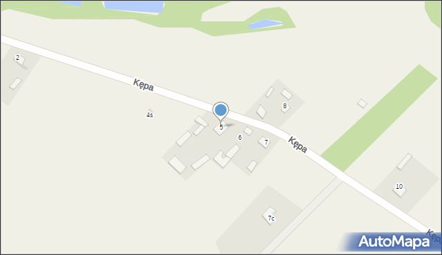 Kępa, Kępa, 5, mapa Kępa