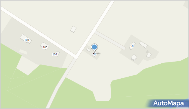 Kępa, Kępa, 51, mapa Kępa
