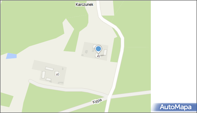 Kępa, Kępa, 41, mapa Kępa