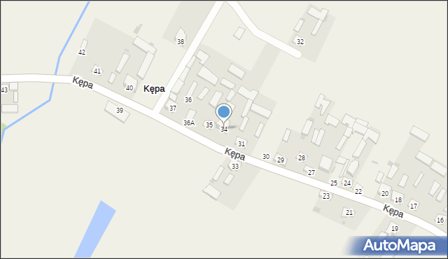 Kępa, Kępa, 34, mapa Kępa