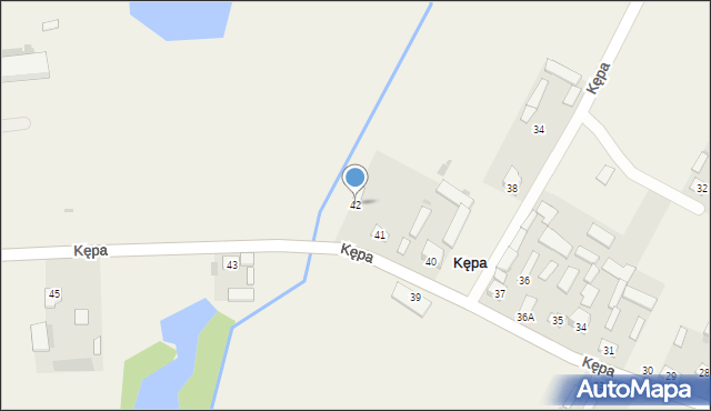 Kępa, Kępa, 42, mapa Kępa