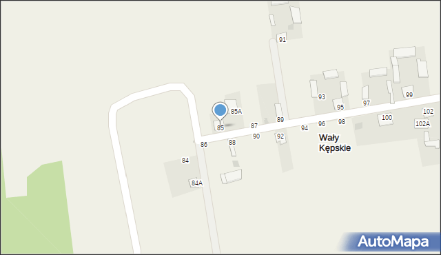 Kępa, Kępa, 85, mapa Kępa