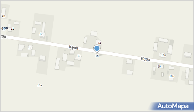 Kępa, Kępa, 15, mapa Kępa