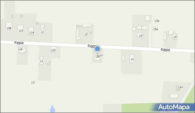 Kępa, Kępa, 14b, mapa Kępa