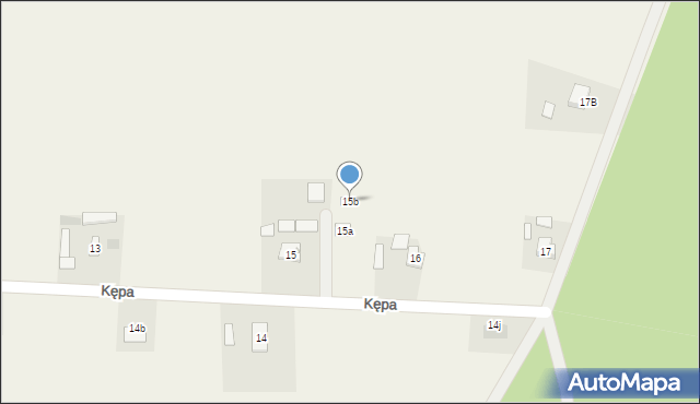 Kępa, Kępa, 15b, mapa Kępa