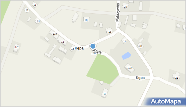 Kępa, Kępa, 14b, mapa Kępa