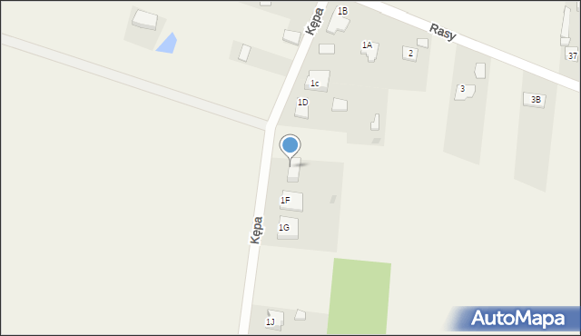 Kępa, Kępa, 1e, mapa Kępa