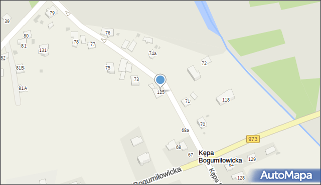 Kępa Bogumiłowicka, Kępa Bogumiłowicka, 125, mapa Kępa Bogumiłowicka