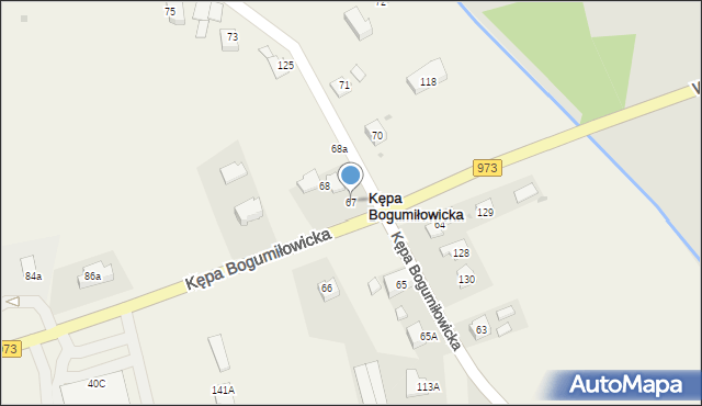 Kępa Bogumiłowicka, Kępa Bogumiłowicka, 67, mapa Kępa Bogumiłowicka