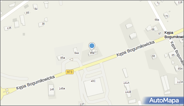 Kępa Bogumiłowicka, Kępa Bogumiłowicka, 86a, mapa Kępa Bogumiłowicka