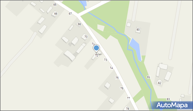 Kępa Borzechowska, Kępa Borzechowska, 72, mapa Kępa Borzechowska