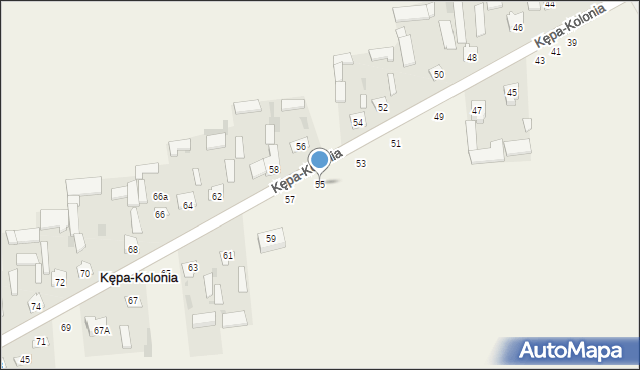 Kępa-Kolonia, Kępa-Kolonia, 55, mapa Kępa-Kolonia