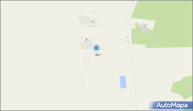 Kępa Kujawska, Kępa Kujawska, 16a, mapa Kępa Kujawska