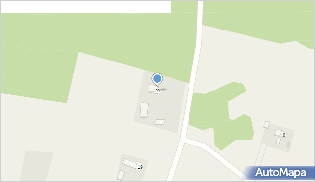 Kępa Kujawska, Kępa Kujawska, 20, mapa Kępa Kujawska