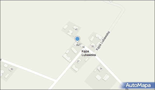 Kępa Lubawska, Kępa Lubawska, 38a, mapa Kępa Lubawska