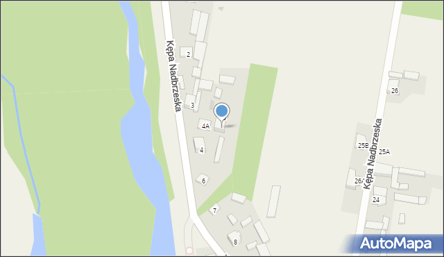 Kępa Nadbrzeska, Kępa Nadbrzeska, 5A, mapa Kępa Nadbrzeska