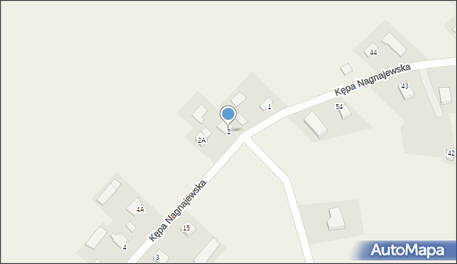 Kępa Nagnajewska, Kępa Nagnajewska, 2, mapa Kępa Nagnajewska