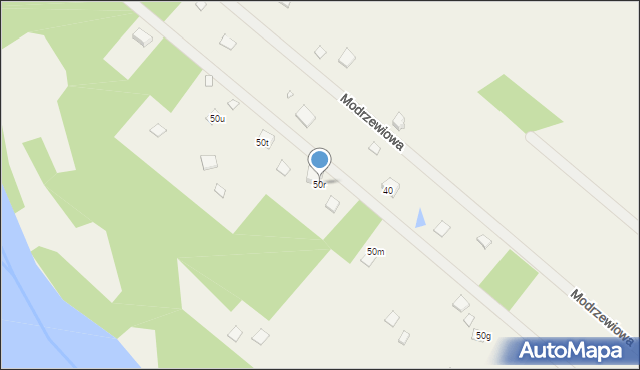 Kępa Niemojewska, Kępa Niemojewska, 50r, mapa Kępa Niemojewska