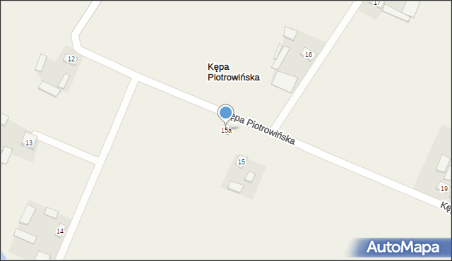 Kępa Piotrowińska, Kępa Piotrowińska, 15a, mapa Kępa Piotrowińska
