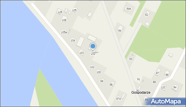 Kępa Polska, Kępa Polska, 102, mapa Kępa Polska