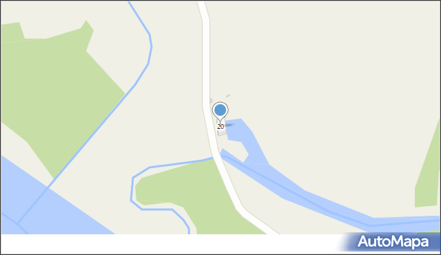 Kępa Polska, Kępa Polska, 20, mapa Kępa Polska