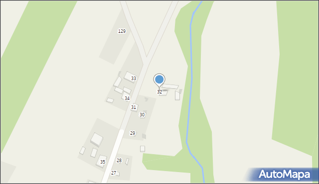 Kępa Polska, Kępa Polska, 32, mapa Kępa Polska