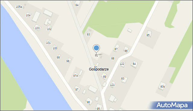 Kępa Polska, Kępa Polska, 91, mapa Kępa Polska