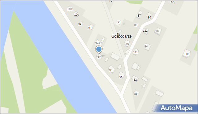 Kępa Polska, Kępa Polska, 97, mapa Kępa Polska