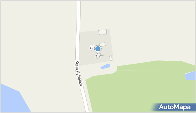 Kępa Rybacka, Kępa Rybacka, 11a, mapa Kępa Rybacka