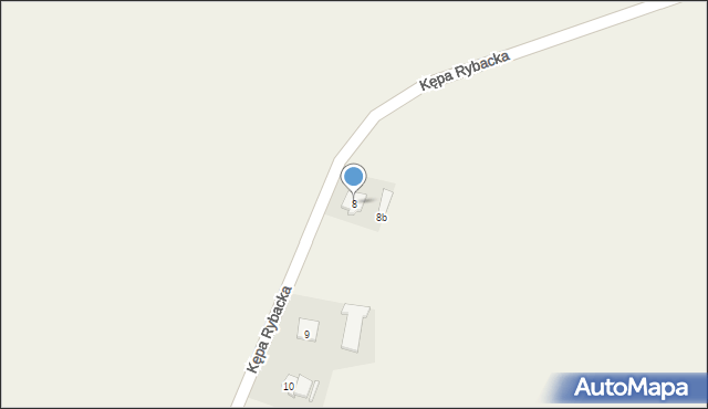 Kępa Rybacka, Kępa Rybacka, 8, mapa Kępa Rybacka
