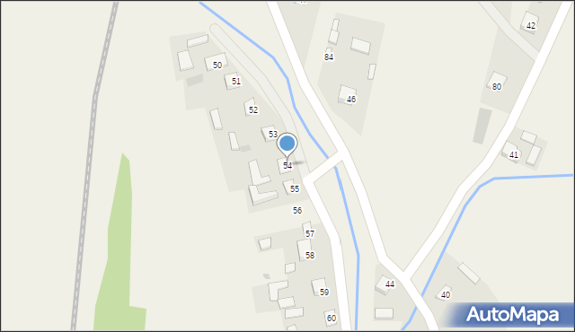Kępa Rzeczycka, Kępa Rzeczycka, 54, mapa Kępa Rzeczycka