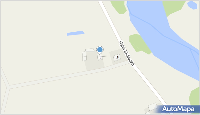 Kępa Skórecka, Kępa Skórecka, 1, mapa Kępa Skórecka