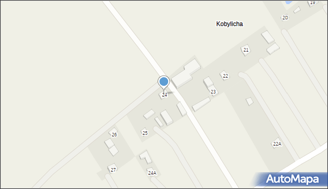 Kępa Skórecka, Kępa Skórecka, 24, mapa Kępa Skórecka