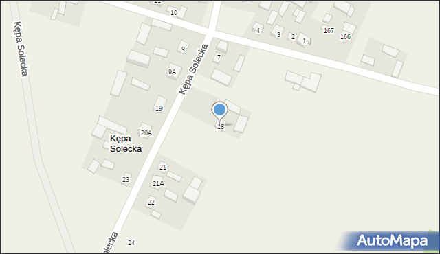 Kępa Solecka, Kępa Solecka, 18, mapa Kępa Solecka