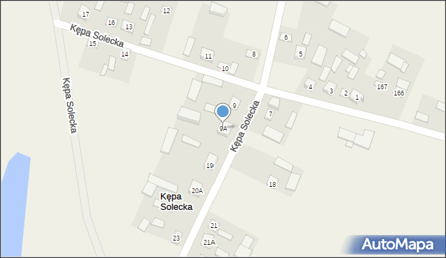 Kępa Solecka, Kępa Solecka, 9A, mapa Kępa Solecka